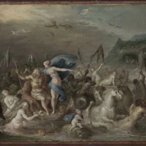 The Triumph of Neptune and Amphitrite, 1630s. Creator: Frans Francken (Flemish, 1581-1642)