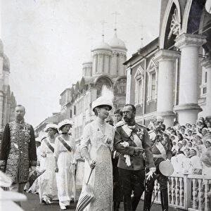 Tsars family at the celebrations of the 300th anniversary of the House of Romanov, Russia, 1913