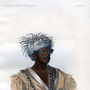 Tuch-ee, A Cherokee War Chief, 1848. Artist: Harris