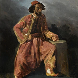 Turc assis. Portrait presume de Paul Barroilhet (1805-1871), 1826