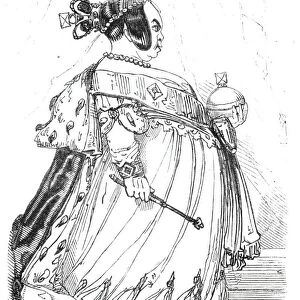 Twelfth Night characters - The Queen, 1844. Creator: Unknown