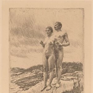 The Two, 1916. Creator: Anders Leonard Zorn