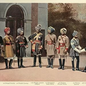 Types of Indian Cavalry, 1901. Creator: Gregory & Co