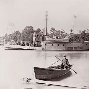 [U. S. Gunboat]. Brady album, p. 161, 1861-65. Creator: Tim O Sullivan