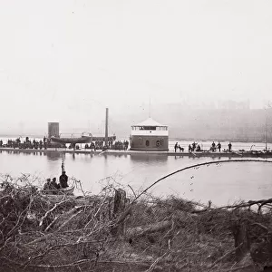 U. S. Monitor Mahopac on the Appomattox River, 1864. Creator: Unknown