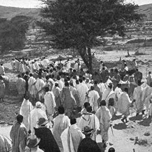 'Une fete religieuse en Abyssinie; Le Nord-Est Africain, 1914. Creator: Unknown
