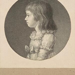 Unidentified Girl, 1797. Creator: Charles Balthazar Julien Fevret de Saint-Mé