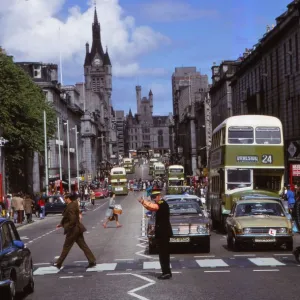 Union Street, built with Aberdeen Granite, Aberdeen Scotland, c1960s. Artist: CM Dixon