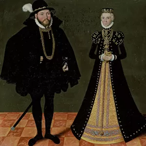 Unknown German princely couple, from c.1580 until 1600. Creator: Workshop of Lucas Cranach the Elder