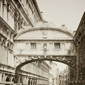 Untitled (27), c. 1890. [Bridge of Sighs, Venice]. Creator: Unknown