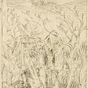 Untitled (Landscape), c. 1843. Creator: Charles Emile Jacque