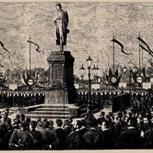 The unveiling of the Pushkin monument in Moscow on June 6, 1880, 1880
