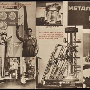 USSR. Catalogue of the Soviet pavilion at the International Press Exhibition, Cologne, 1928. Artist: Lissitzky, El (1890-1941)