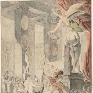 Ut Pictura Poesis, 1745-1746. Creator: Charles-Francois Hutin (French, 1715-1776)