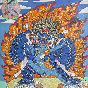 Vajrabhairava (Thangka), 19th century