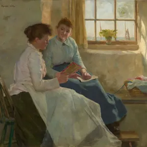 The Valentine, 1894. Creator: Edwin Harris