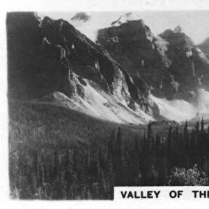 Valley of the Ten Peaks, Banff National Park, Alberta, Canada, c1920s