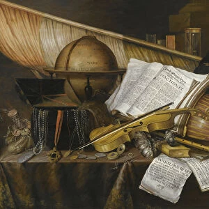Vanitas Still Life, 1632. Artist: Collier, Edwaert (1642-1708)