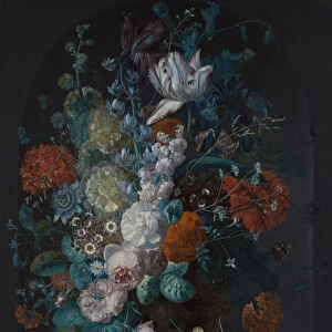 A Vase of Flowers, 1716. Creator: Margareta Haverman