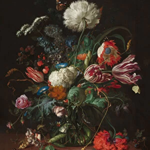 Vase of Flowers, c. 1660. Creator: Jan Davidsz de Heem