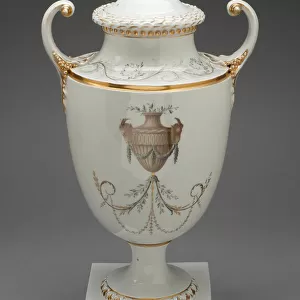 Vase, Fürstenberg, c. 1800. Creator: Fürstenberg Porcelain Factory