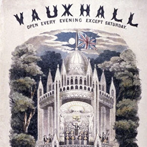 Vauxhall Gardens, Lambeth, London, c1850