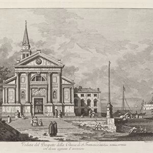 Veduta del Prospetto della Chiesa del S. Francesco, 1742. Creator: Joseph Wagner