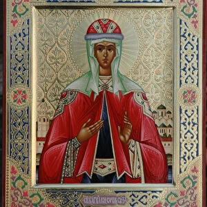Venerable Sofia of Suzdal. Artist: Russian icon