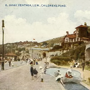 Ventnor, I. O. W - Childrens Pond, 1919. Creator: Unknown