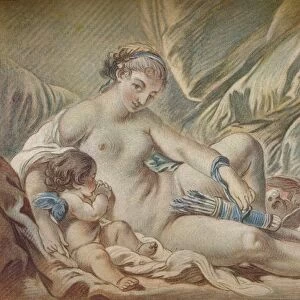 Venus and Cupid, 18th century, (1919). Artist: Louis Marin Bonnet