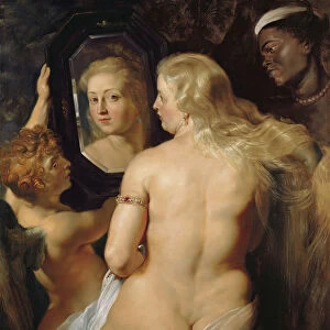 Venus at a Mirror. Artist: Rubens, Pieter Paul (1577-1640)