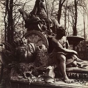 Versailles, Fountain of Triumphant France, 1904. Creator: Eugene Atget (French, 1857-1927)