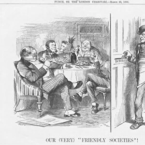 Our (Very) Friendly Societies!, 1886. Artist: Joseph Swain