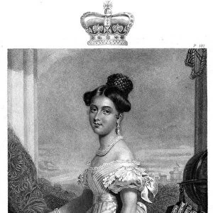 Victoria, Queen of Great Britain and Ireland, c1838. Artist: J Cochran