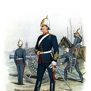 Victorian Artillery, c1890. Artist: H Bunnett
