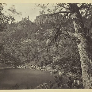 View on Apache Lake, Sierra Blanca Range, Arizona, 1873. Creator: Tim O Sullivan