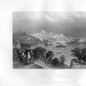 View of Baltimore, Maryland, USA, 1855. Artist: DG Thompson