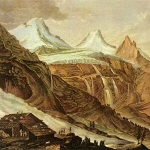View of Breit-Lauwinen, c1782-1785, (1946). Creator: Charles-Melchior Descourtis