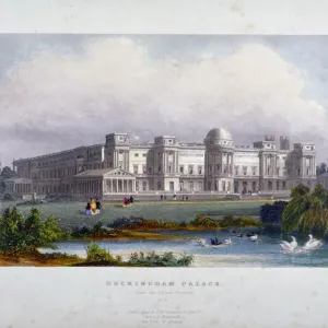 View of Buckingham Palace, Westminster, London, c1830 View of Buckingham Palace, Westminster, London, c1830