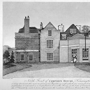View of Campden House, Kensington, London, c1820. Artist: Robert Banks