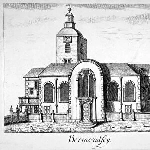 View of the Church of St Mary Magdalen, Bermondsey, London, c1780. Artist