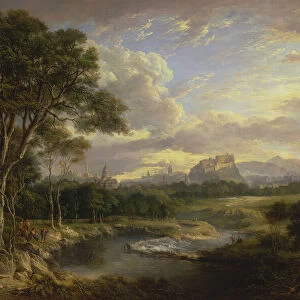 View of the City of Edinburgh, ca. 1822. Creator: Alexander Nasmyth