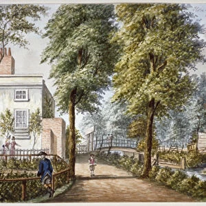 View of the Flora Tea Gardens, Bayswater, London, c1840