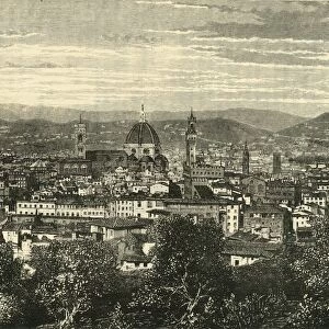 View of Florence from the Belvedere, 1890. Creator: Unknown