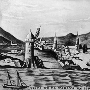 View of Havana, (1680), 1920s