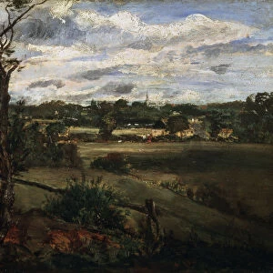 View of Highgate from Hampstead Heath, early 19th century. Artist: John Constable