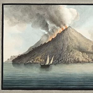 View of the island of Stromboli taken by Monsieur Fabris, 1776