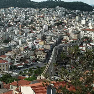 View from Kastro, Kavala, Greece, 2003. Creator: Ethel Davies