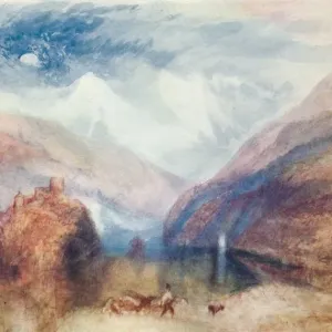 View on Lake of Brienz, 19th century, (1910). Artist: JMW Turner