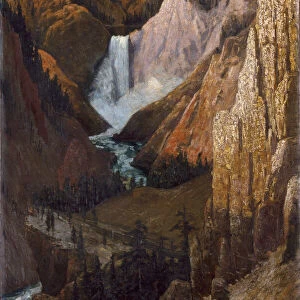 View of the Lower Falls, Grand Canyon of the Yellowstone, 1890